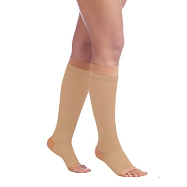 C garment leg below knee closed toe